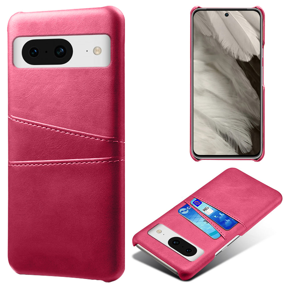For Google Pixel 8a Case PU Leather+PC Phone Cover with 2 Card Slots For Google Pixel 8a Case PU Leather+PC Phone Cover with 2 Card Slots
